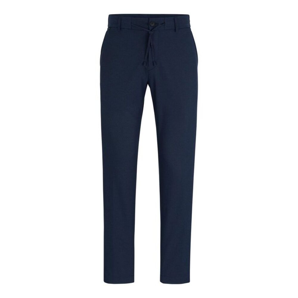 Boss Mens Genius Straight Leg Casual Chinos / Dark Blue
